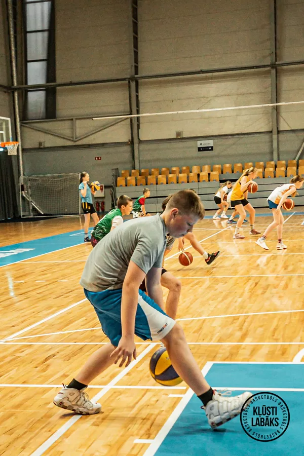 1. basketbola treniņš vasaras sezonā