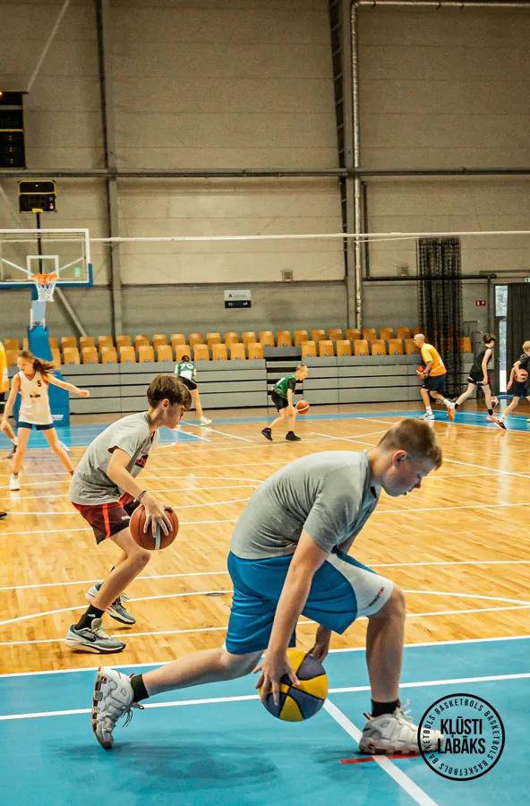 1. basketbola treniņš vasaras sezonā