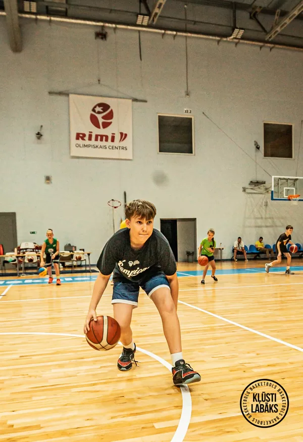 1. basketbola treniņš vasaras sezonā