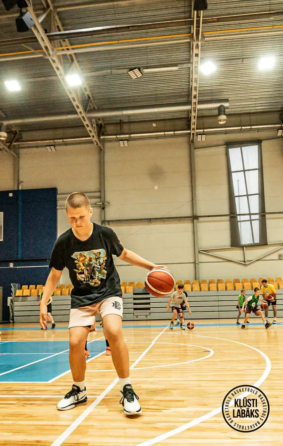 1. basketbola treniņš vasaras sezonā