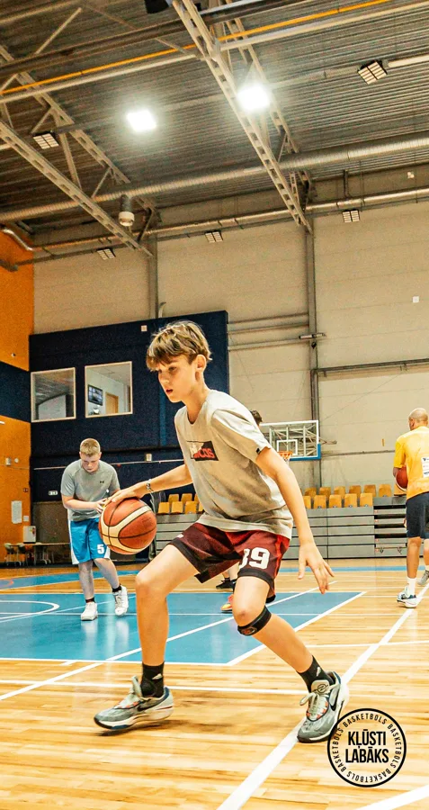 1. basketbola treniņš vasaras sezonā