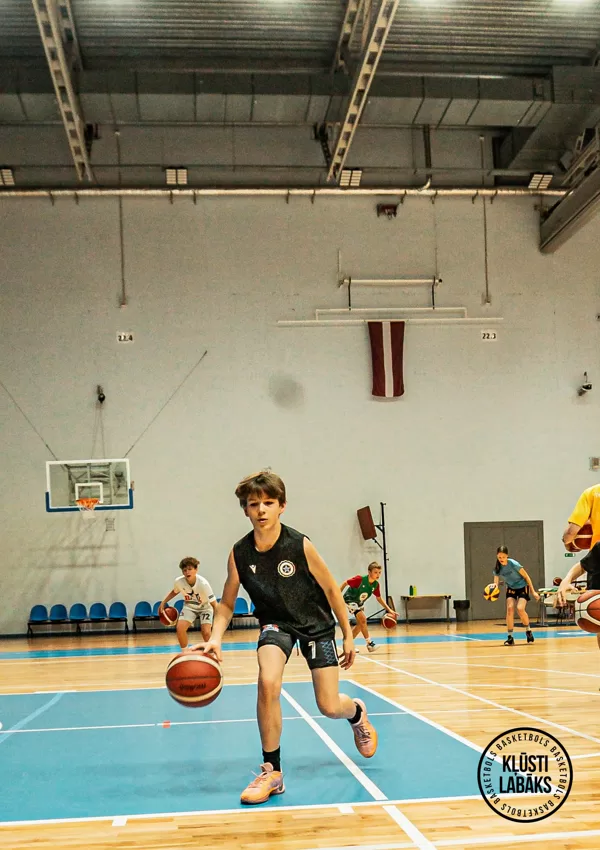 1. basketbola treniņš vasaras sezonā