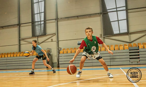 1. basketbola treniņš vasaras sezonā