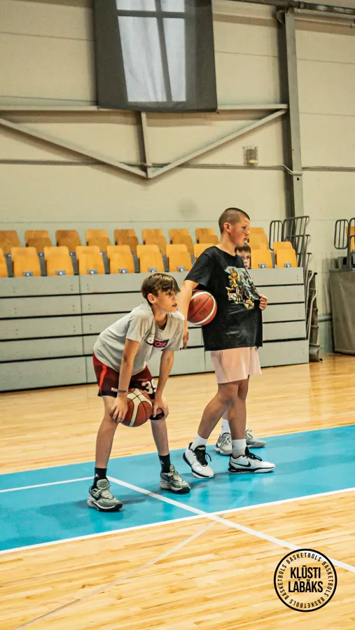 1. basketbola treniņš vasaras sezonā