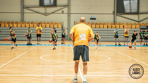 1. basketbola treniņš vasaras sezonā