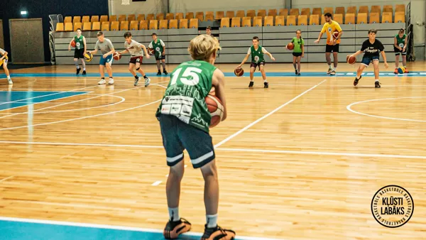 1. basketbola treniņš vasaras sezonā