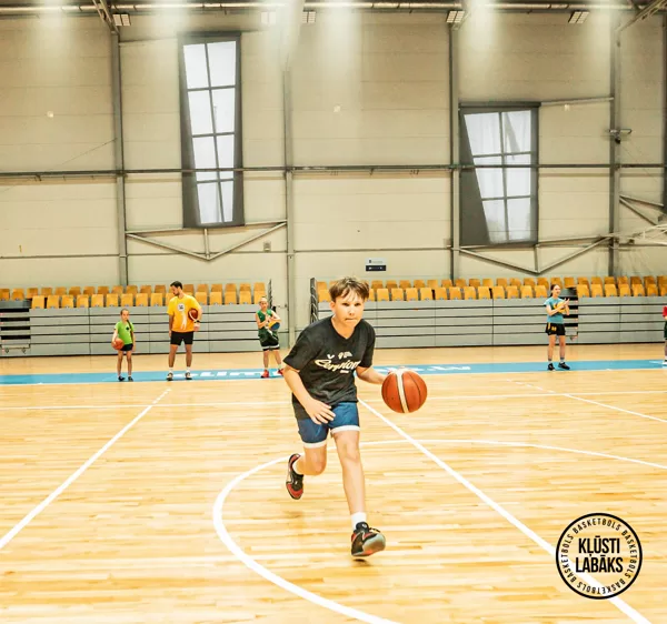 1. basketbola treniņš vasaras sezonā