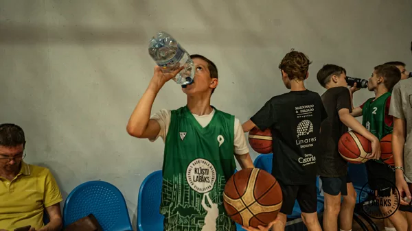 1. basketbola treniņš vasaras sezonā