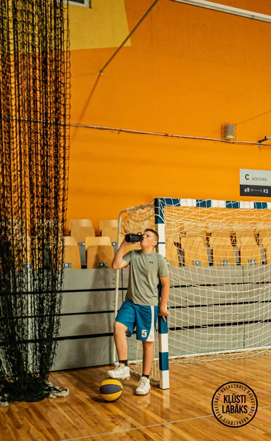 1. basketbola treniņš vasaras sezonā