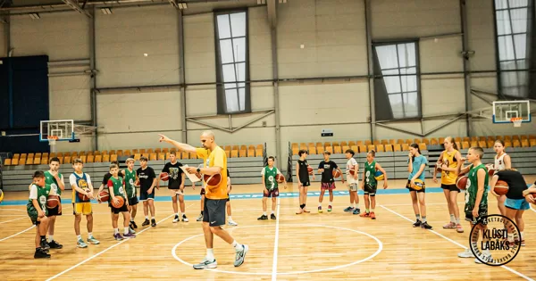 1. basketbola treniņš vasaras sezonā