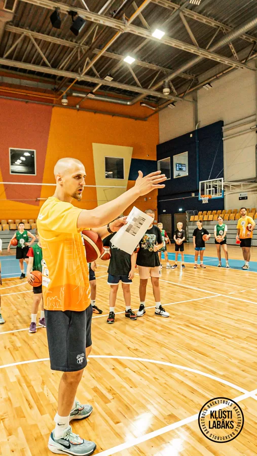 1. basketbola treniņš vasaras sezonā