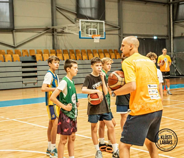 1. basketbola treniņš vasaras sezonā
