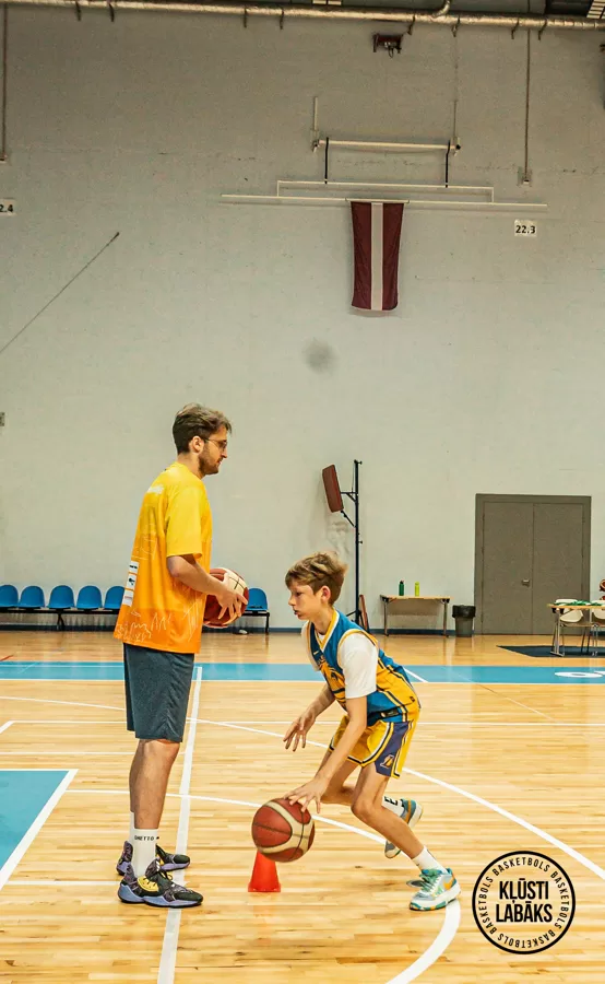 1. basketbola treniņš vasaras sezonā