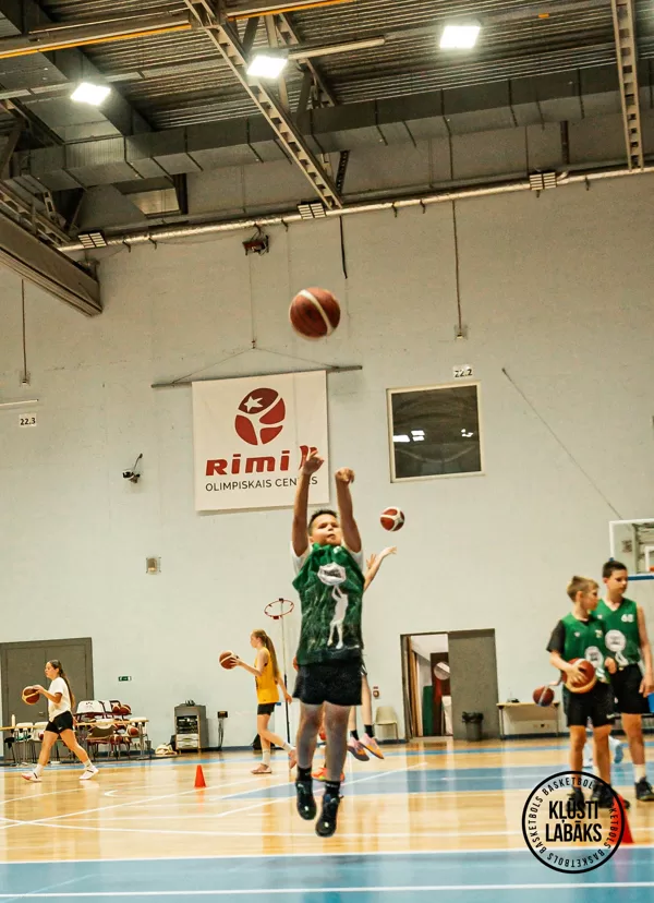 1. basketbola treniņš vasaras sezonā