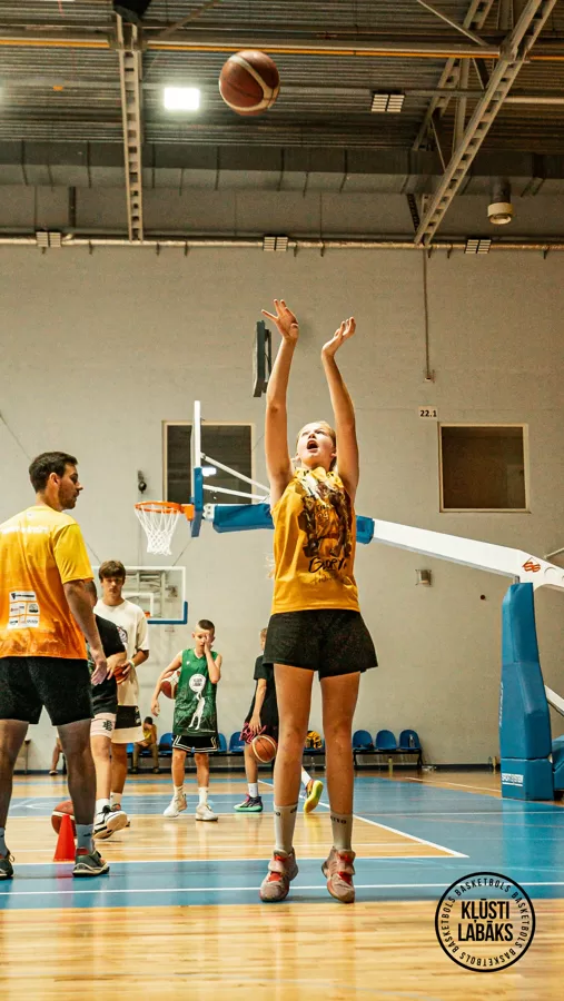 1. basketbola treniņš vasaras sezonā