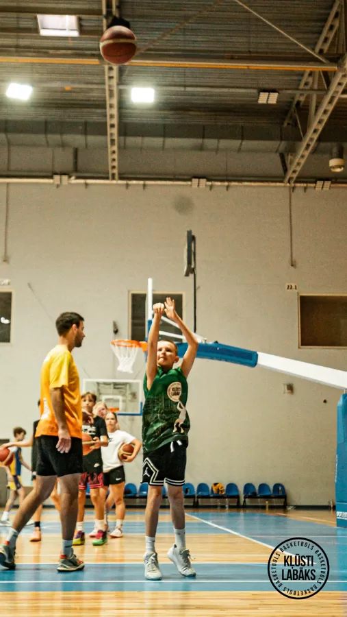 1. basketbola treniņš vasaras sezonā