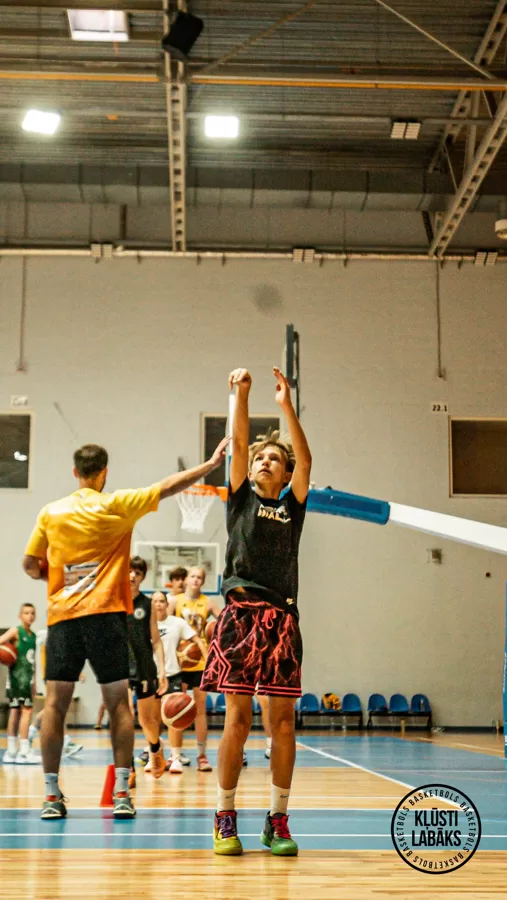 1. basketbola treniņš vasaras sezonā