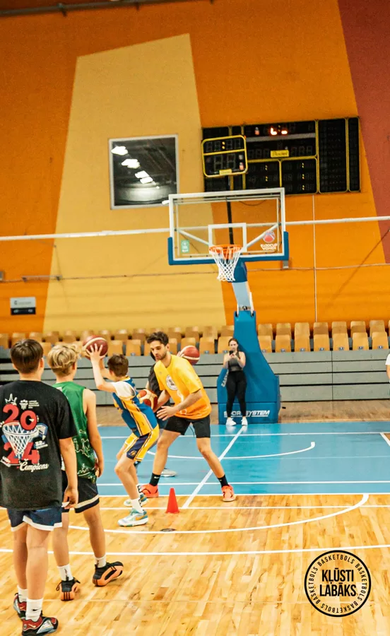 1. basketbola treniņš vasaras sezonā
