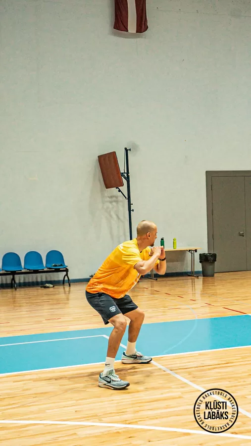 1. basketbola treniņš vasaras sezonā