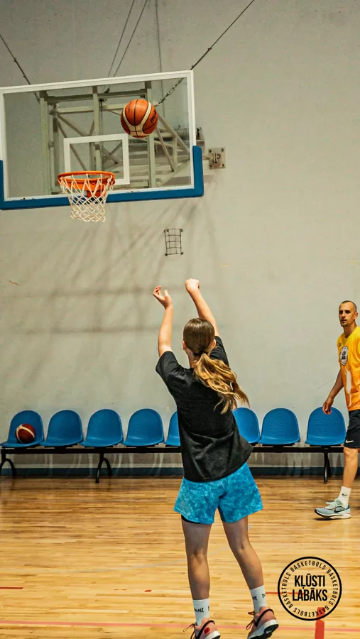 1. basketbola treniņš vasaras sezonā