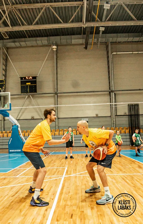 1. basketbola treniņš vasaras sezonā