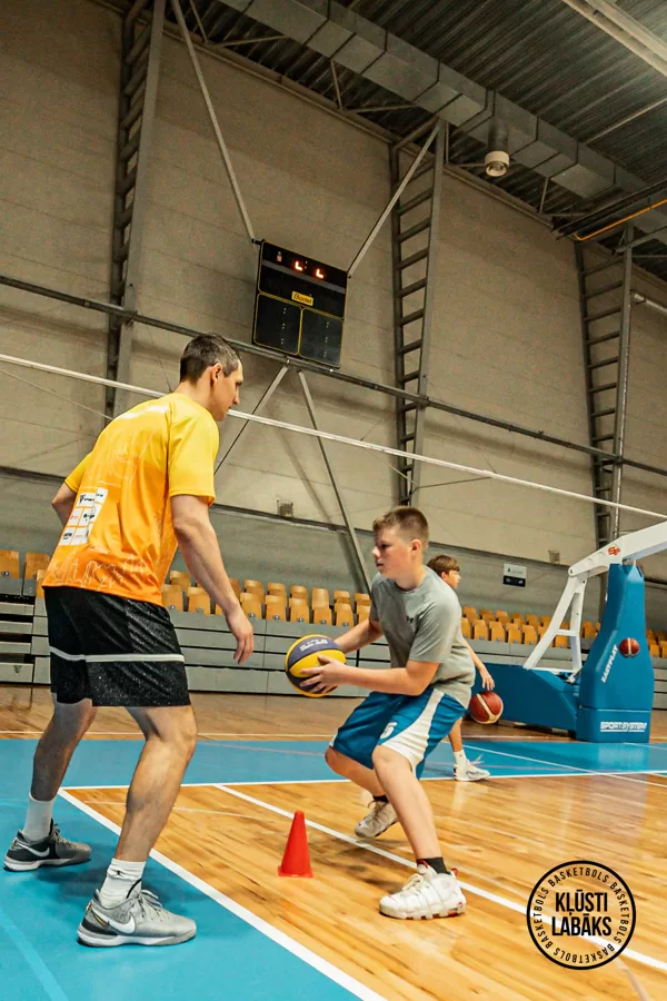 1. basketbola treniņš vasaras sezonā
