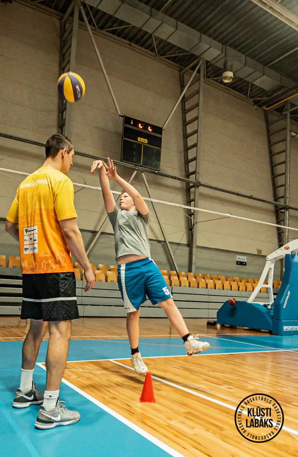 1. basketbola treniņš vasaras sezonā