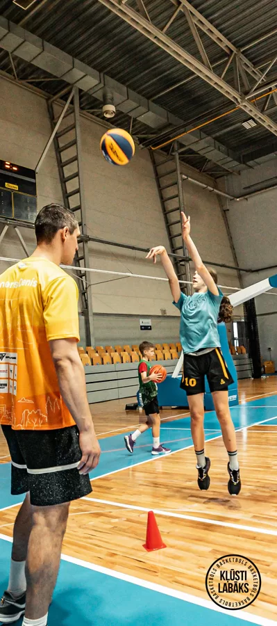 1. basketbola treniņš vasaras sezonā