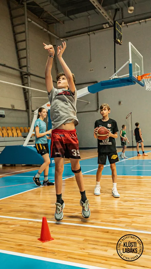 1. basketbola treniņš vasaras sezonā