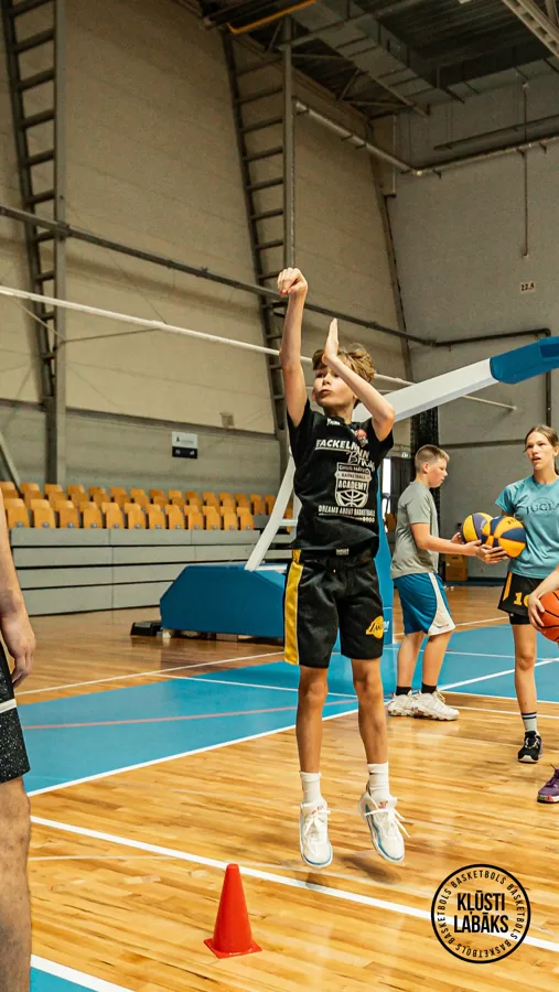 1. basketbola treniņš vasaras sezonā