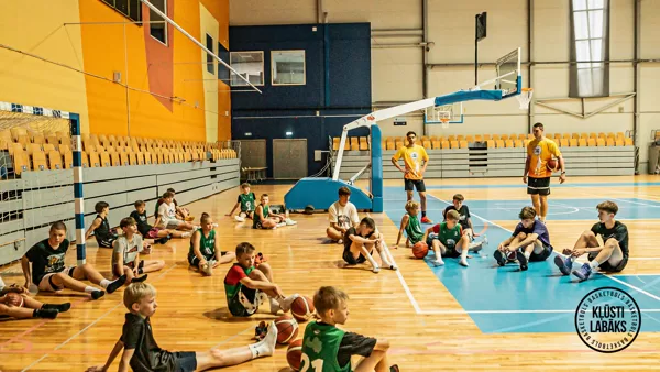 1. basketbola treniņš vasaras sezonā