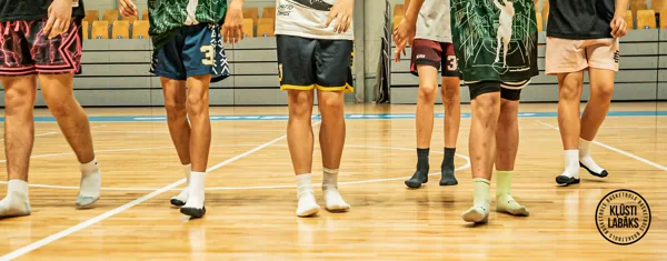 1. basketbola treniņš vasaras sezonā