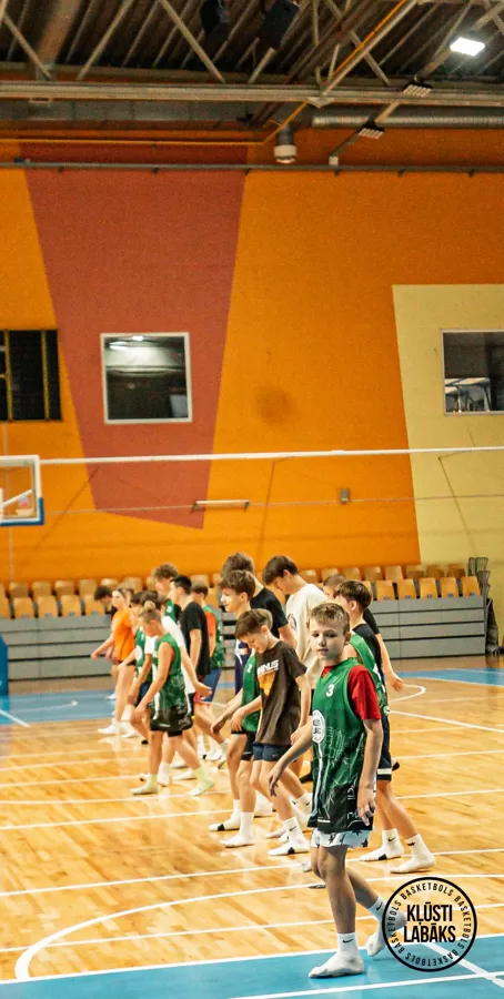 1. basketbola treniņš vasaras sezonā