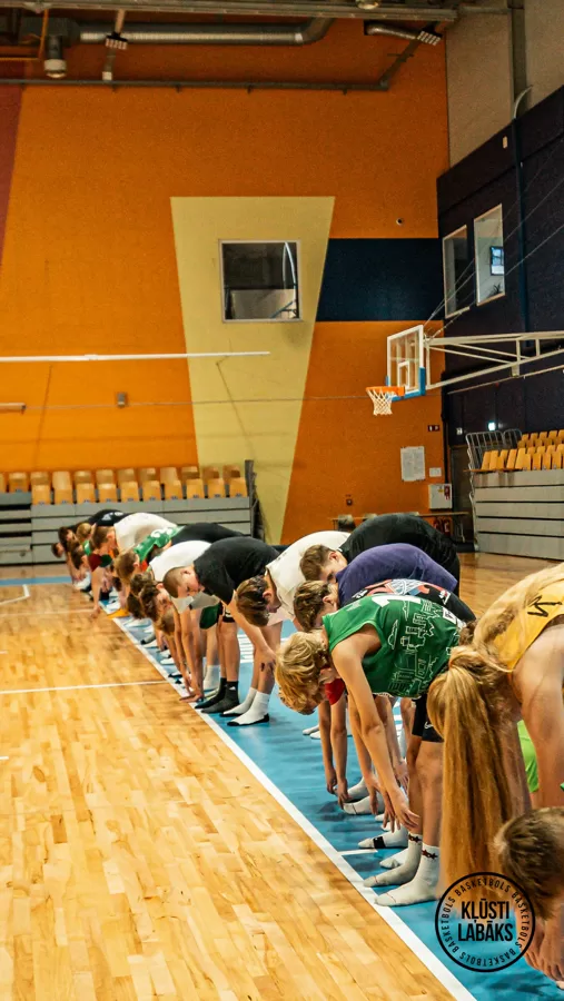 1. basketbola treniņš vasaras sezonā