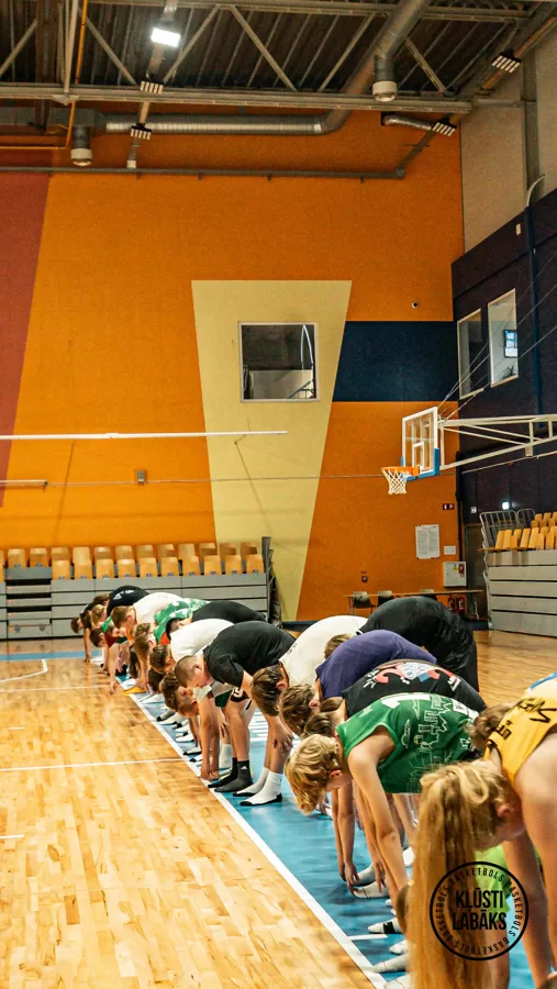 1. basketbola treniņš vasaras sezonā