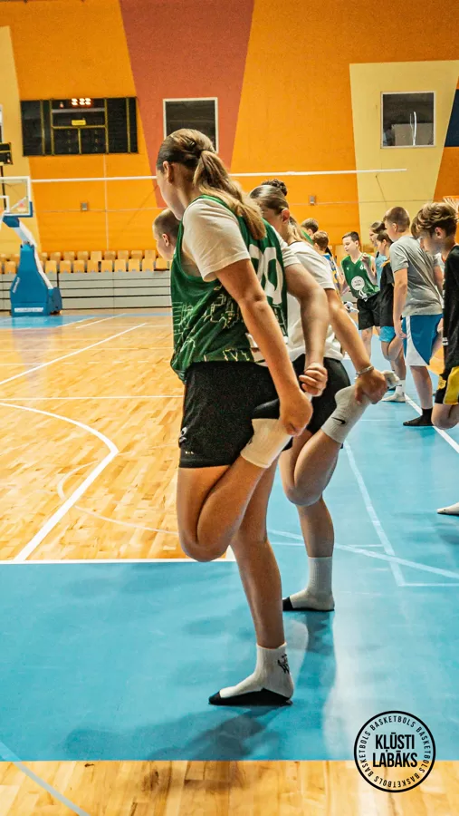 1. basketbola treniņš vasaras sezonā
