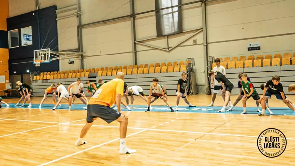1. basketbola treniņš vasaras sezonā