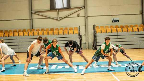 1. basketbola treniņš vasaras sezonā