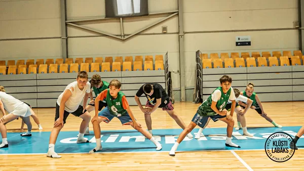 1. basketbola treniņš vasaras sezonā