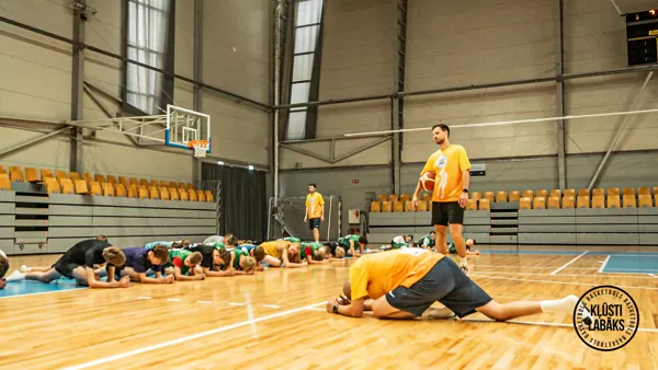 1. basketbola treniņš vasaras sezonā