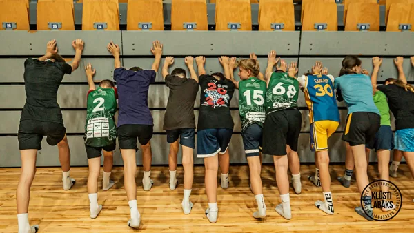 1. basketbola treniņš vasaras sezonā
