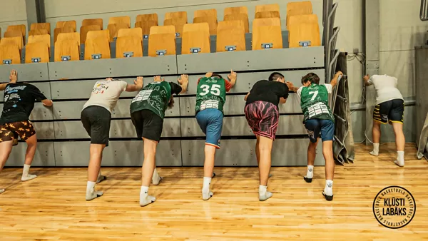 1. basketbola treniņš vasaras sezonā
