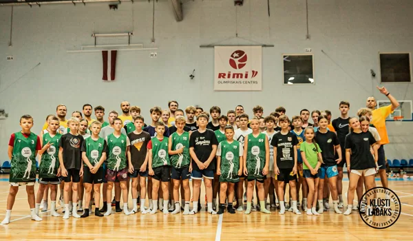 1. basketbola treniņš vasaras sezonā