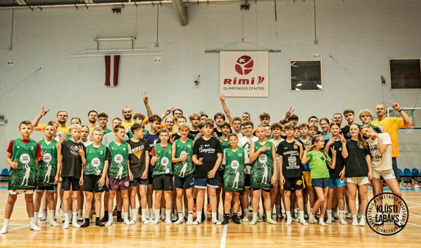 1. basketbola treniņš vasaras sezonā