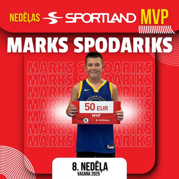 SPORTLAND NEDĒĻAS MVP MARKS SPODARIKS