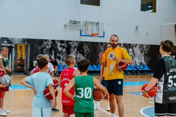 Basketbola treniņš Rimi Olimpiskajā centrā, Rīgā