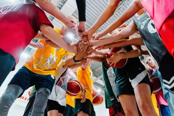 Basketbola treniņš Rimi Olimpiskajā centrā, Rīgā